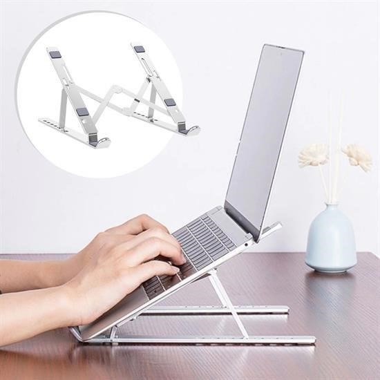 shop® Ayarlanabilir Dizüstü Destek Tabanı Tamamen Katlanabilir Taşınabilir Laptop Yükseltici