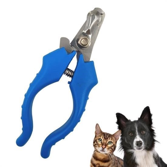 shop® Evcil Hayvan Kedi ve Köpek Paslanmaz Çelik Yaylı Tırnak Makası ve Düzeltme