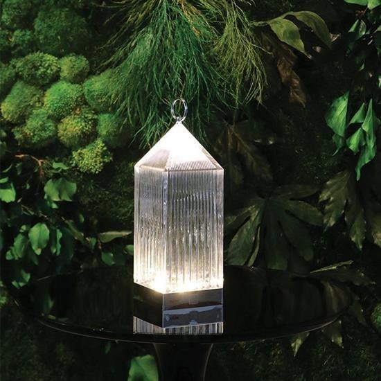 shop® Fener Model USB Şarjlı Dokunmatik 3 Farklı Işık Modlu Masa Üstü Kristal Akrilik Lamba Led