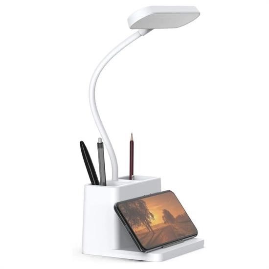 shop® Kalemlikli USBli Dokunmatik 3 Kademeli 360 Derece Özel Göz Korumalı led Lityum Masa Lambası