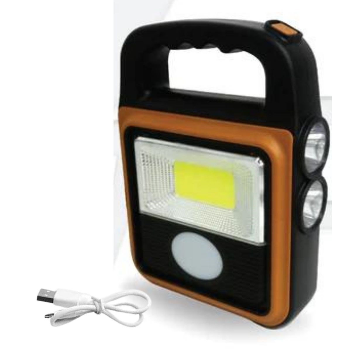 shop® Taşınabilir 4 Farklı Fonksiyonlu Güneş Enerjili ve USB ile Şarj Olabilen Portatif Led Işıldak HS-8020