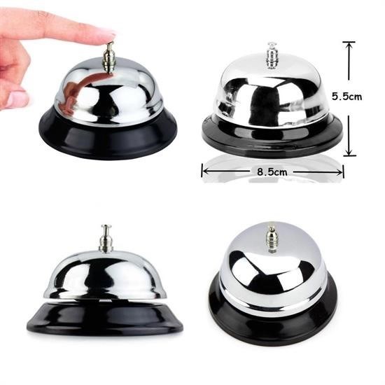 shop® Masaüstü Dekoratif Otel Resepsiyon Görevli Çağırma Zili Çanı