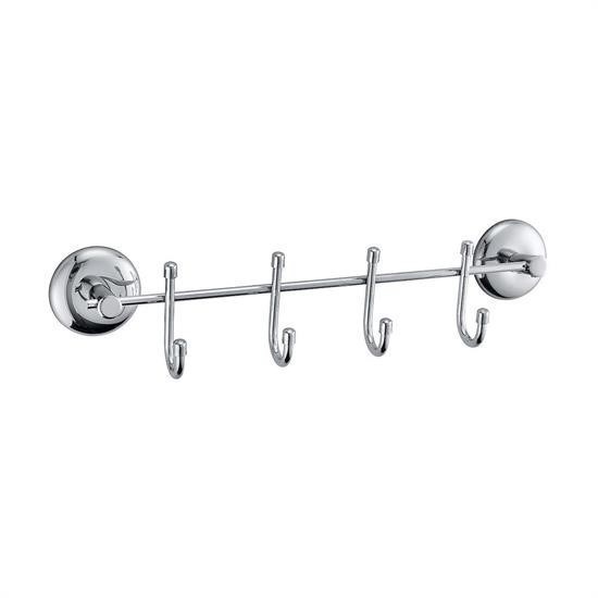 shop® 4 Kancalı Dekoratif Askılık Mutfak Banyo Duvar Yüzeyi Askısı