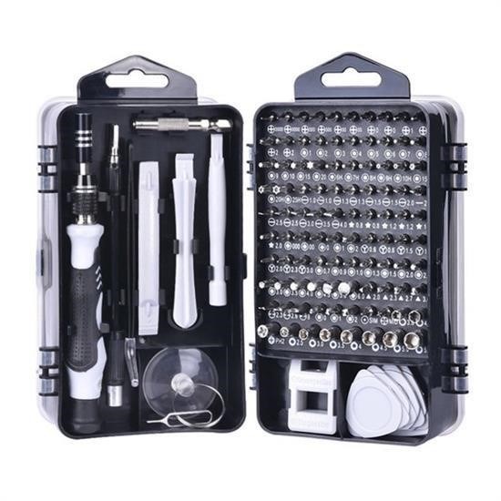 shop® 115 in 1 Hassas Tornavida Onarım Alet Manyetik Sürücü Kitli Elektronik Hassas Tornavida Seti