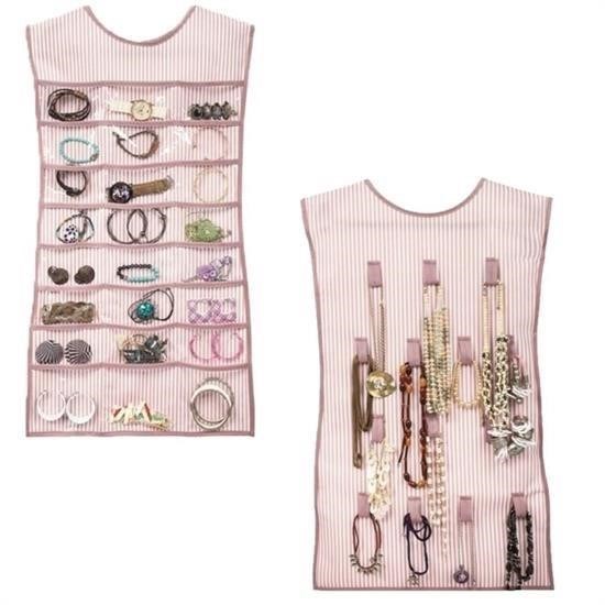 shop® Elbise Şeklinde Takı Düzenleyici İki Taraflı Mücevherler Ve Takılar İçin Takı Organizer