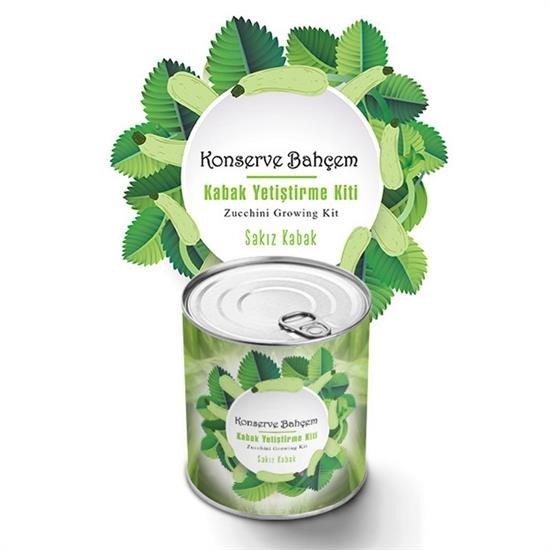 shop® Konserve Bahçem Evde Konservede Sakız Kabak Yetiştirme Kiti