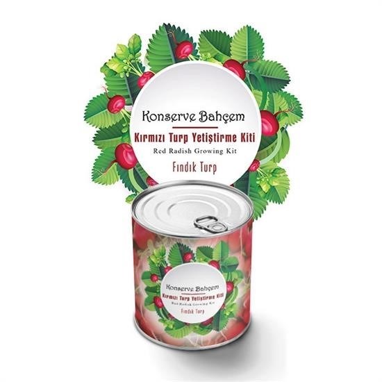 shop® Konserve Bahçem Evde Konservede Fındık Turp Yetiştirme Kiti