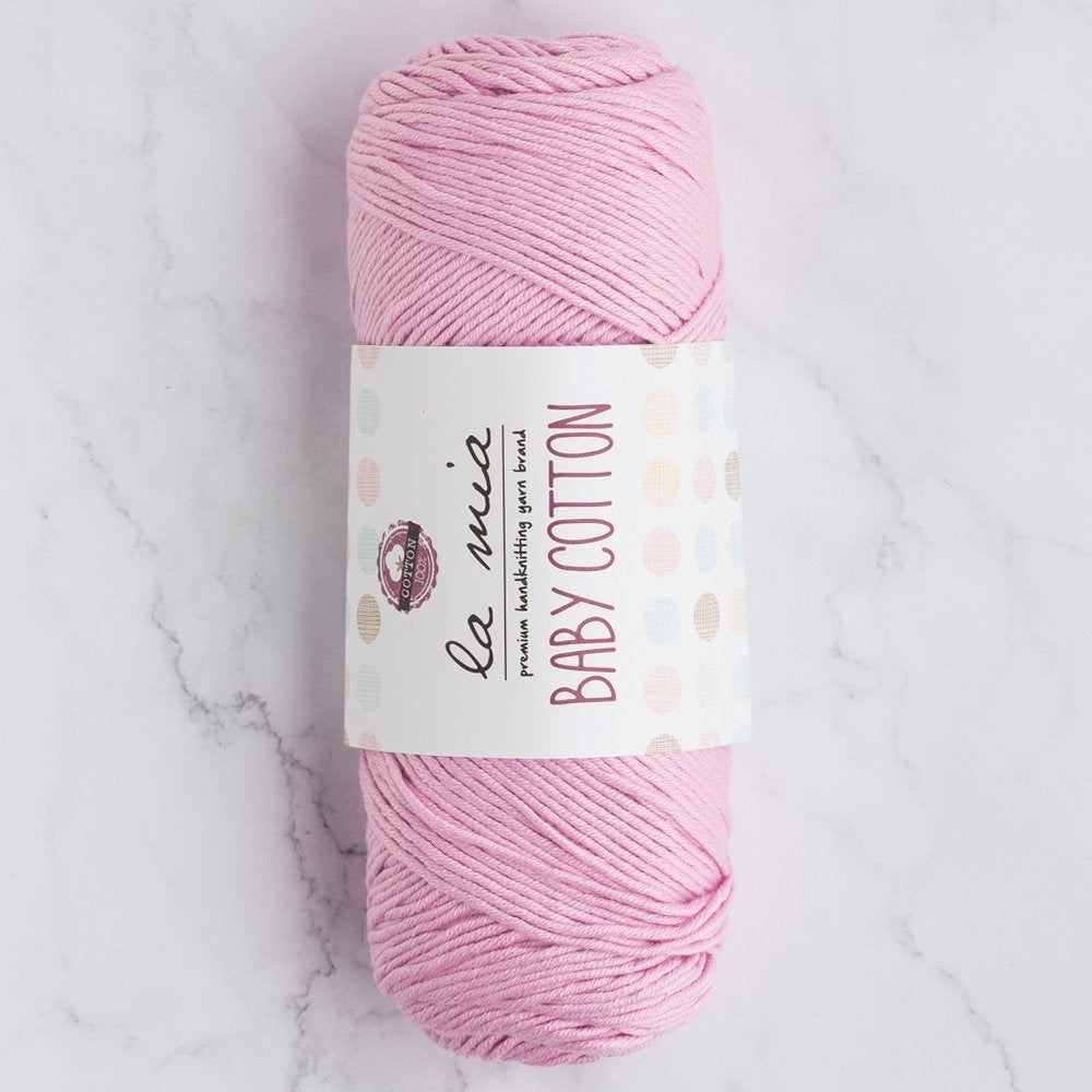La Mia Baby Cotton Lila El Örgü İpi - L042 - 33637
