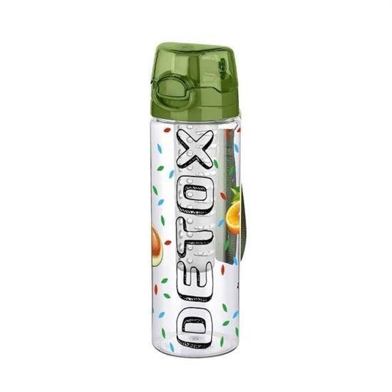 shop® Tutma Saplı Kilitli Kendiliğinden Süzgeçli Kolay Taşınabilir Detoks Sporcu Diyet Matarası