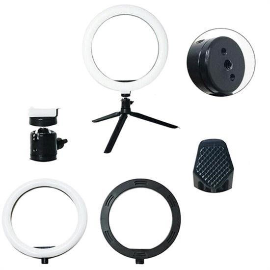 shop® 10inç 26cm Youtube Instagram Tiktok Selfie  Stüdyo Video Fotoğraf Ring Light  Tripod Led Hal