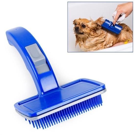 shop® Kendini Temizleyen Kedi Köpek Tüy Bakım Tarağı Tüy Alıcı Tarak