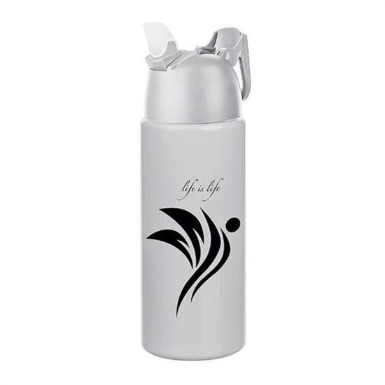 shop® Kilitlenebilen Matara Güvenlikli Suluk Sporcu Matarası Spor Su Şişesi İçecek Şişesi 700ml