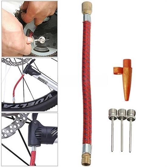 shop® Pompa İğne Başlık Seti Top Bisiklet Lastiği Şişirme İğneleri