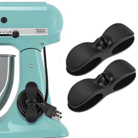 shop® 2li Kablo Tutucu Silikon Kordon Sarıcı Kablo Yönetici Klips