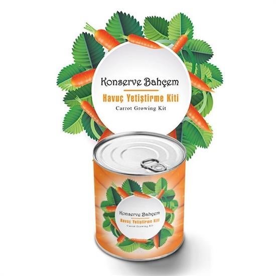 shop® Konserve Bahçem Evde Konservede Havuç Yetiştirme Büyütme Kiti