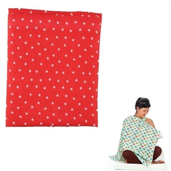 shop® Kullanışlı Kemerli Yıldız Desenli Bebek Emzirme Önlüğü Örtüsü