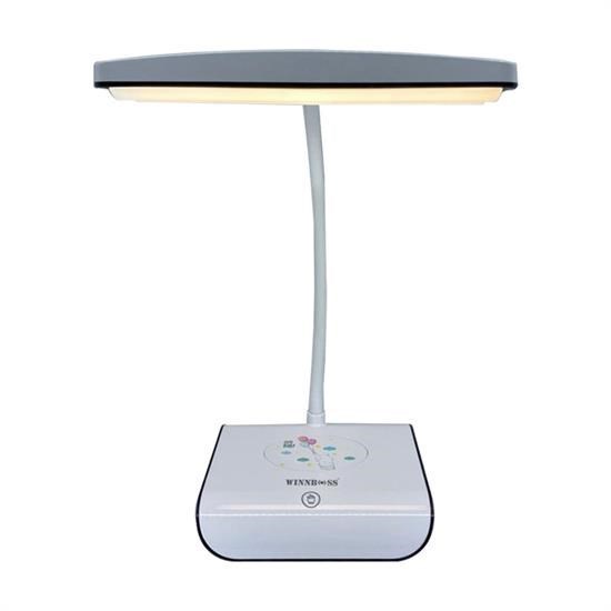 shop® Şarjlı Oynar Esnek Başlıklı Dokunmatik 3 Farklı Modda Yanan Kaymaz Taban LED Masa Lambası