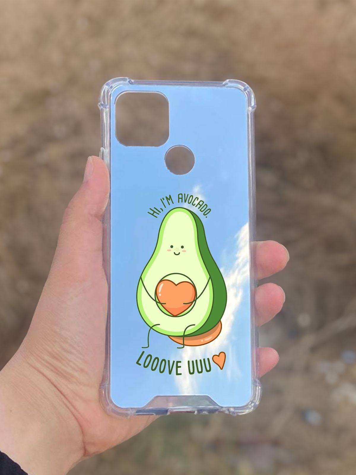 Oppo A15  Uyumlu Aynalı Love You Desenli Darbe Kamera Korumalı Silikon Telefon Kılıfı
