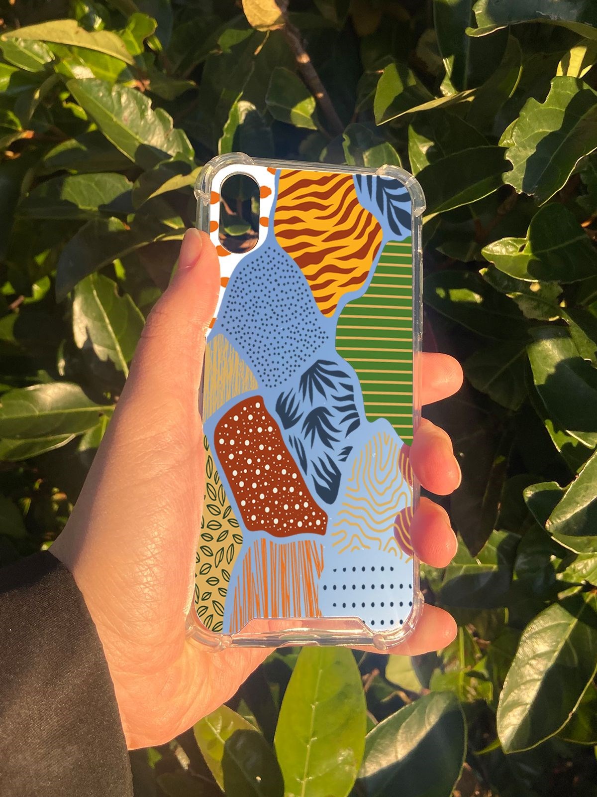 İphone X Uyumlu Aynalı Leopar Desenli Darbe Kamera Korumalı Silikon Telefon Kılıfı