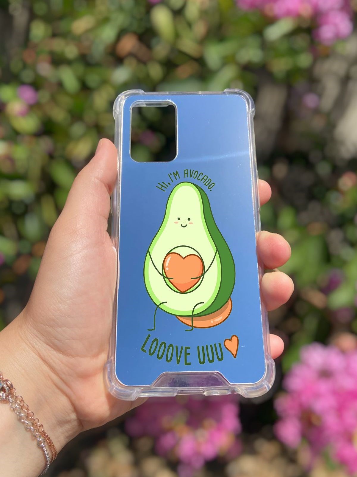 Oppo A74 Uyumlu Aynalı Love You Desenli Darbe Kamera Korumalı Silikon Telefon Kılıfı